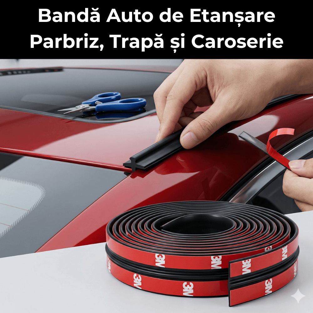 Bandă Auto de Etanșare Parbriz, Trapă și Caroserie